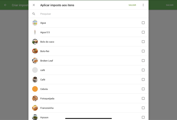 Itens que estarão sujeitos a este imposto