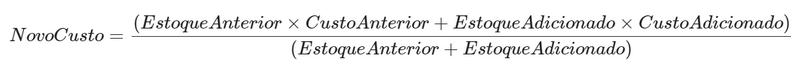 Cálculo de NewCost