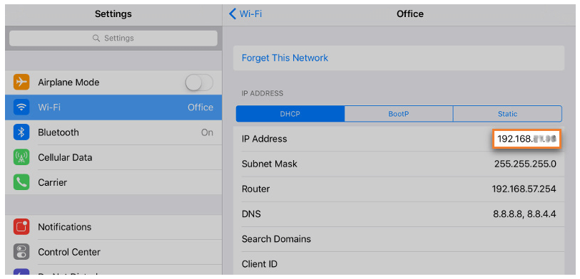 活跃的Wi-Fi连接