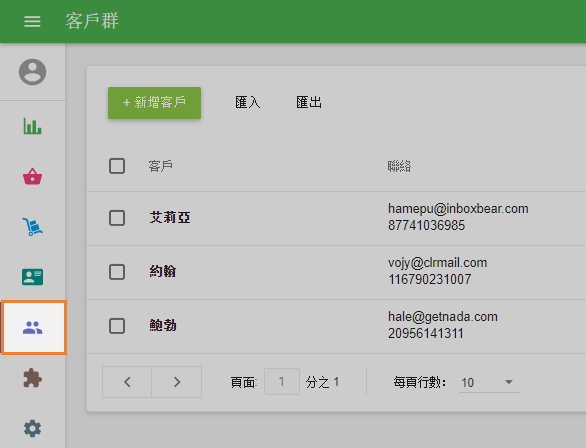 打開您的'客戶群'