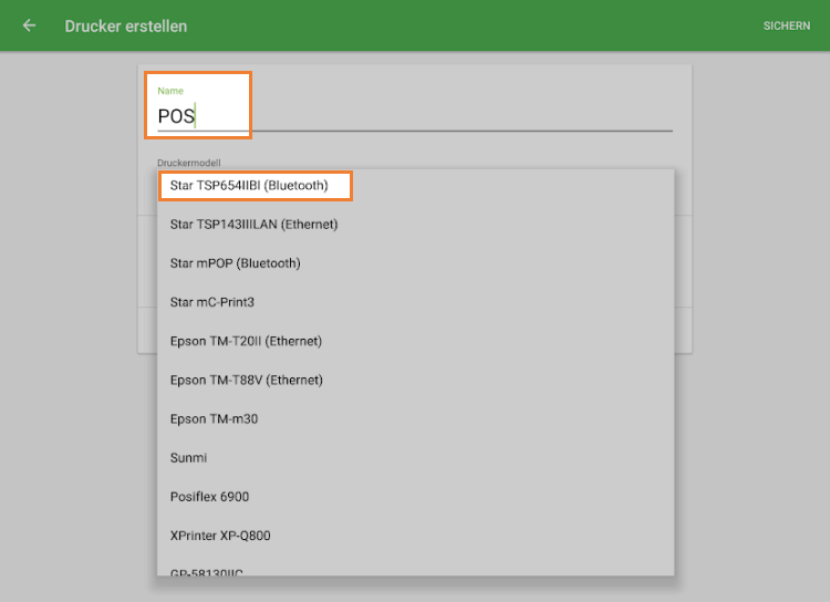 wählen Sie sein Modell