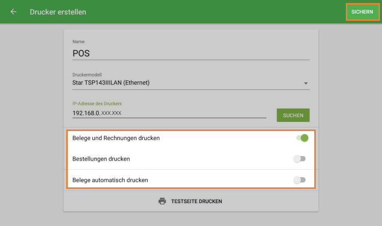 Einstellungen für Ihren Drucken