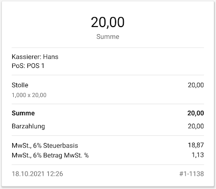 im Preis enthaltenen Steuern