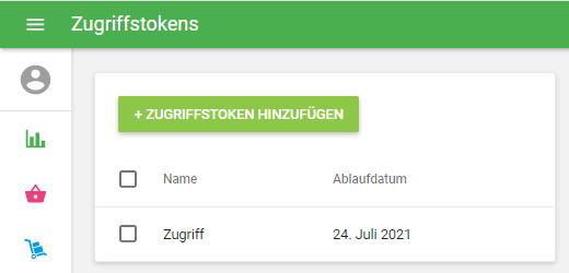 Token erstellt