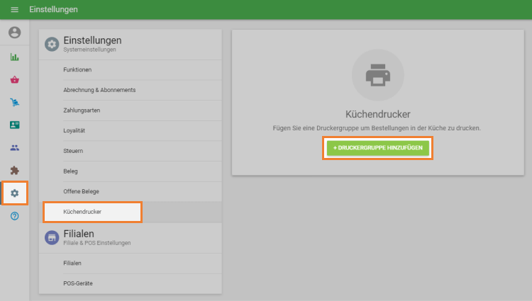 erstellen eine Küchengruppe