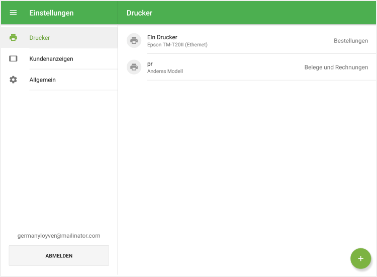 wählen Sie den Drucker aus