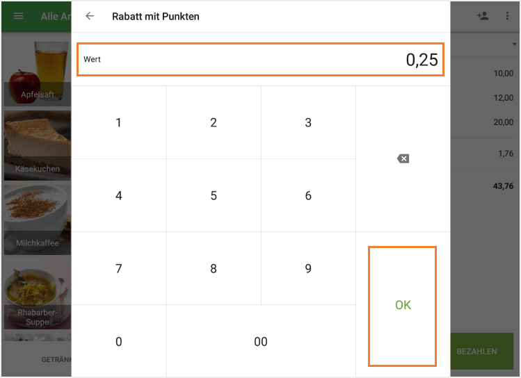 Nachdem Sie auf 'OK'