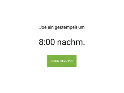 Informationen über die Uhr in der Zeit