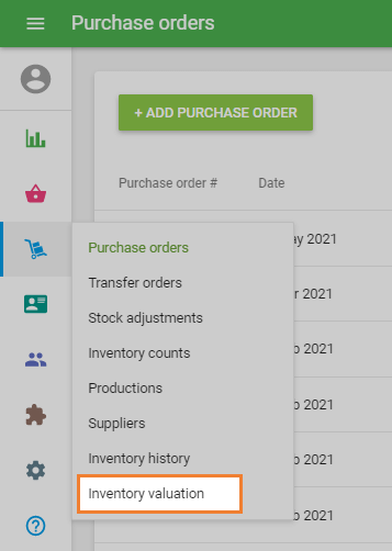 ‘Inventory valuation’ section