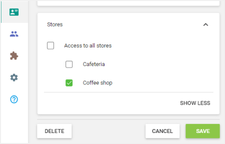 assign employee to a particular store