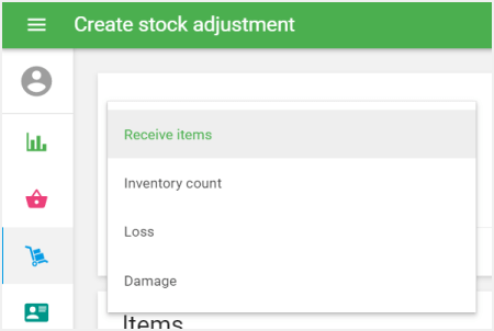 reason for the adjustment