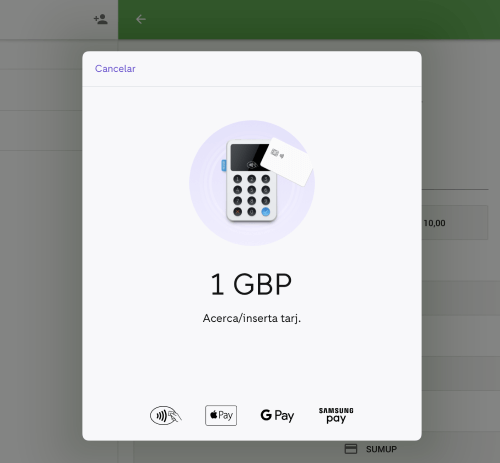 introducir o deslizar tarjeta