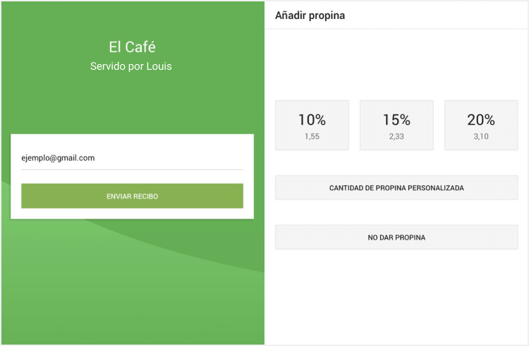 ingresar una cantidad personalizada en la pantalla