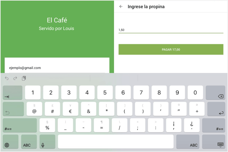 tocar el botón 'Pagar'