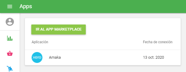 sección 'Aplicaciones'.