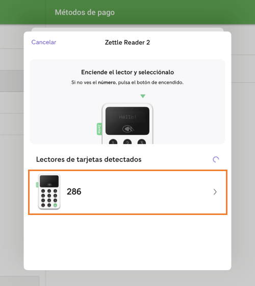 inicie su lector de tarjetas