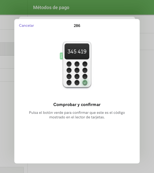 Confirme la conexión