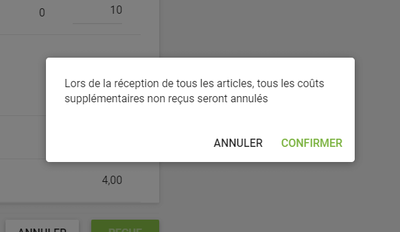 Confirmez votre choix