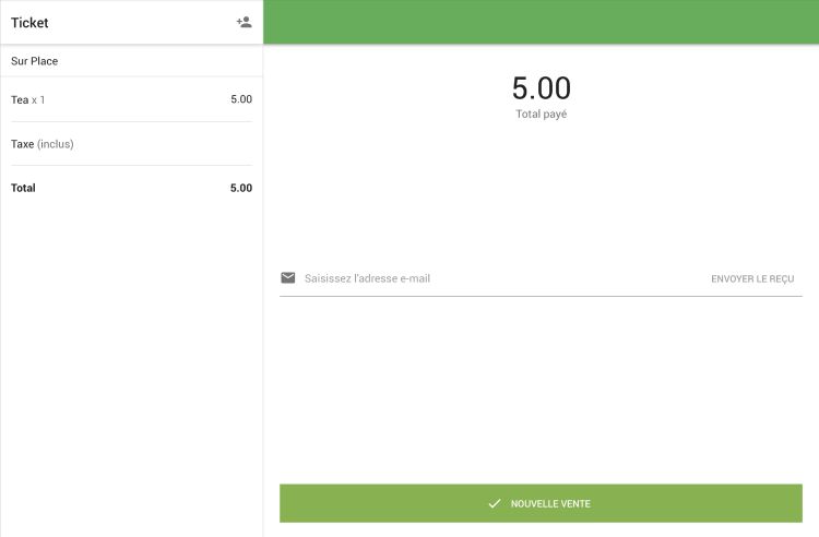 transaction est réussie