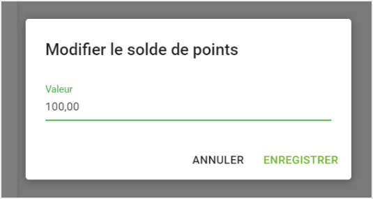 'Modifier les points bonus'