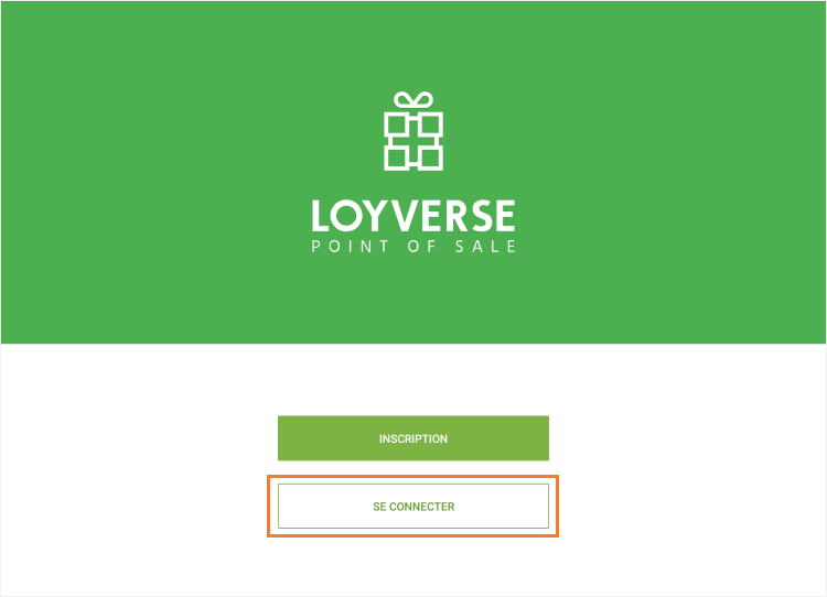 le bouton 'Connexion'