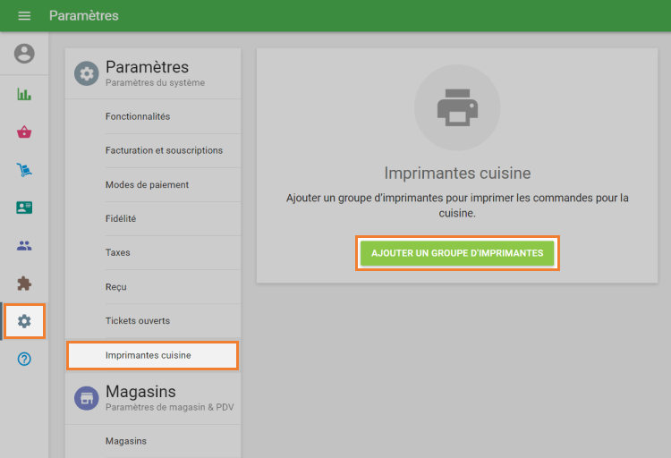 Créer un groupe imprimante
