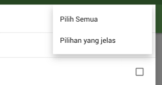 Menu titik tiga