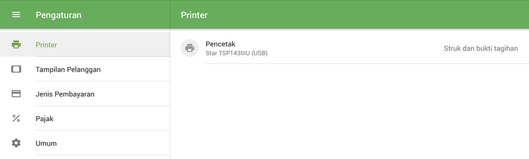 Printer dalam daftar