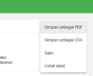 Operasi dengan dokumen produksi