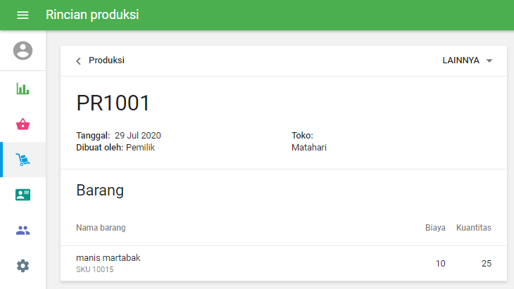 Dokumen dari produksi