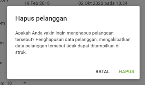 Konfirmasi penghapusan
