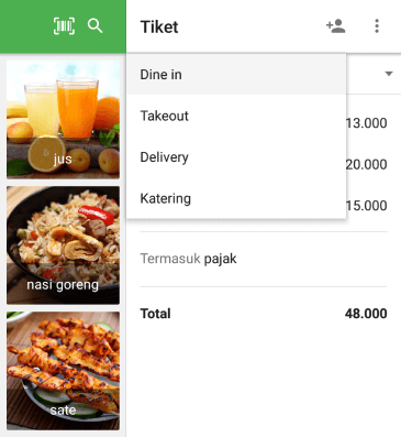Pilih satu yang diperlukan