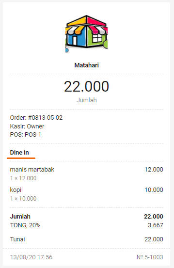 tanda terima elektronik