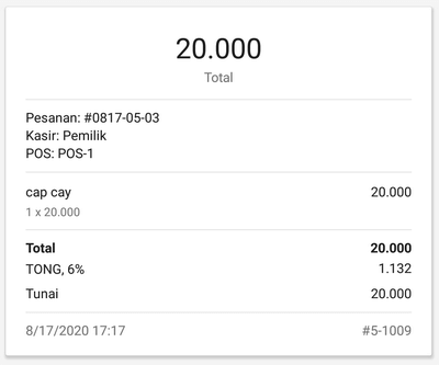 Pajak 'termasuk dalam harga'