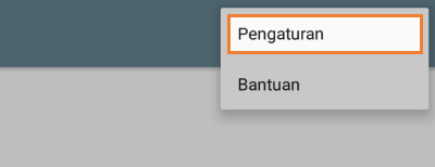 ketuk Pengaturan
