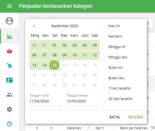 Pemilihan jangka waktu tertentu