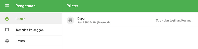 Printer Anda ada dalam daftar