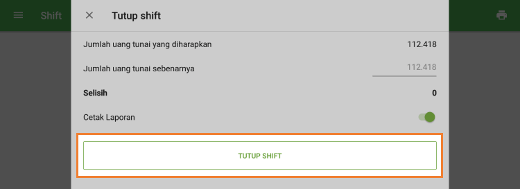  format shift tertutup
