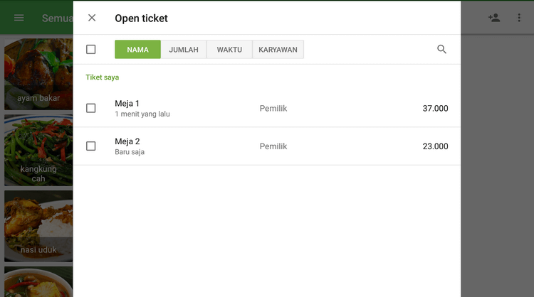 daftar tiket