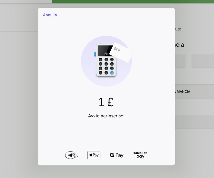 Inserire o scorrere la carta