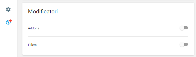 modificatori per il tuo articolo