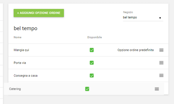 Tocca e trascina il pittogramma a quattro righe