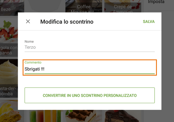 Inserisci il commento