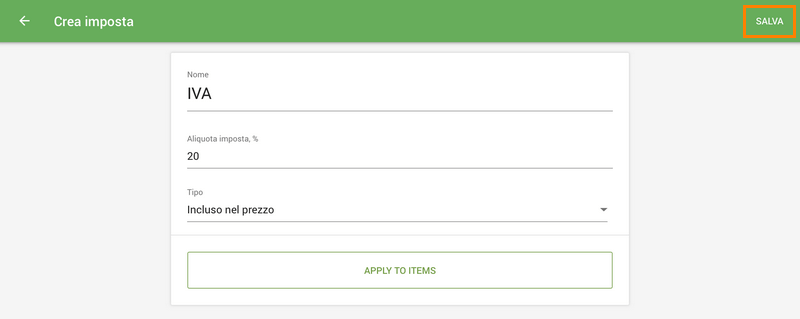 Salva imposta