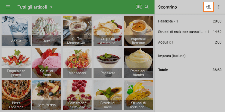 icona 'Aggiungi cliente'