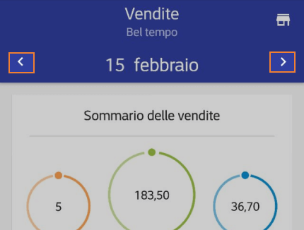 pulsanti di navigazione