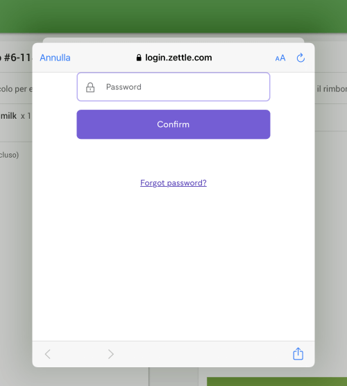 Inserisci la password