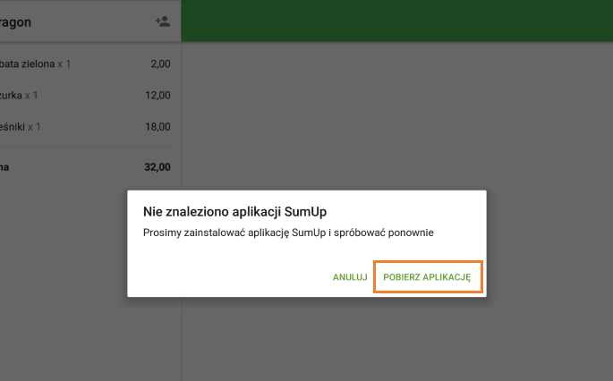 przycisk 'Pobierz aplikację'