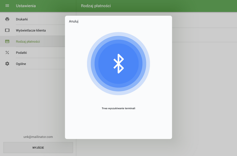 wyszukiwanie terminali SumUp