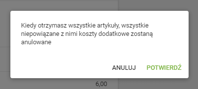Potwierdź swój wybór